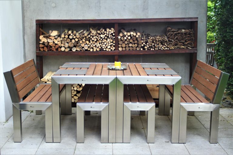 Gartenmöbel aus Edelstahl online kaufen RBEdelstahl Design