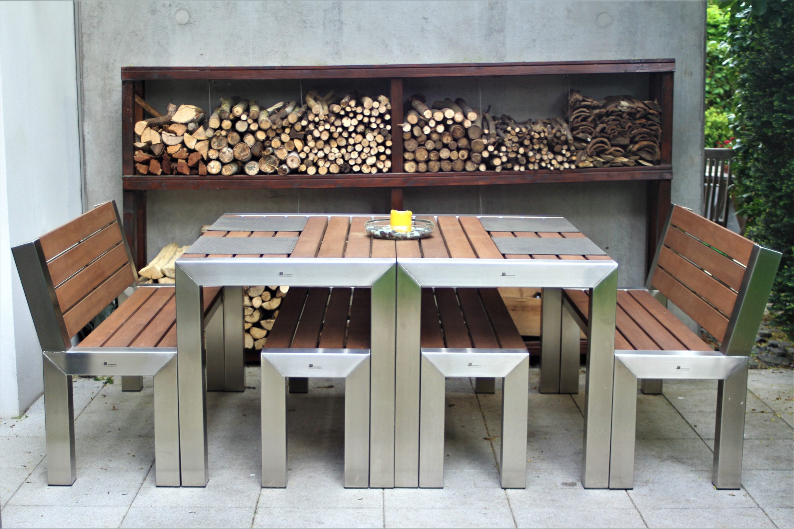 Gartenmöbel aus Edelstahl online kaufen RBEdelstahl Design