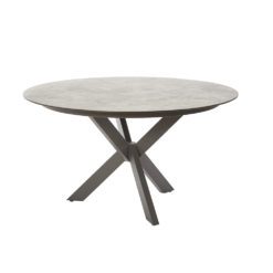 Lyon Tisch – HPL, hochwertiges Tischgestell in Edelstahl pulverbeschichtet mit HPL Platte in verschiedenen Dekoren, Beine mit Schraubfüßen,